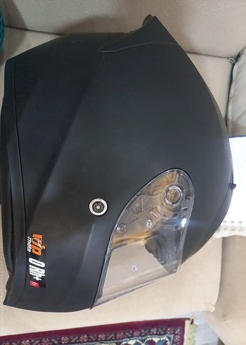 Siyah Motosiklet Kaskı - Görsel 4