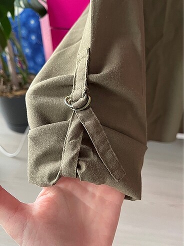 Haki renk gömlek - Görsel 3