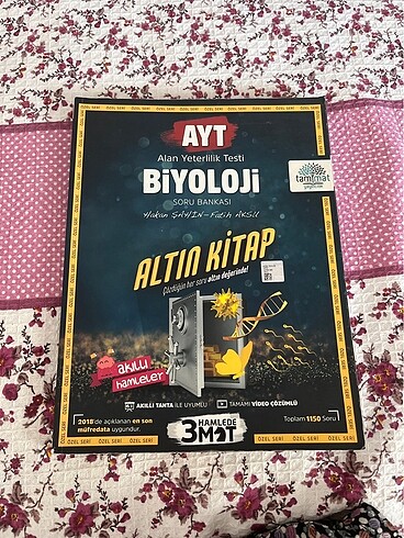Ayt Biyoloji Soru Bankası 3 Hamlede Mat
