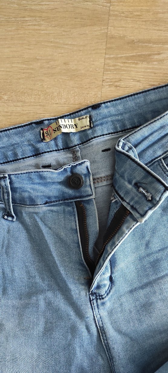 Nakışlı ve Boncuklu Bohem Kadın Kot Pantolon - Görsel 5