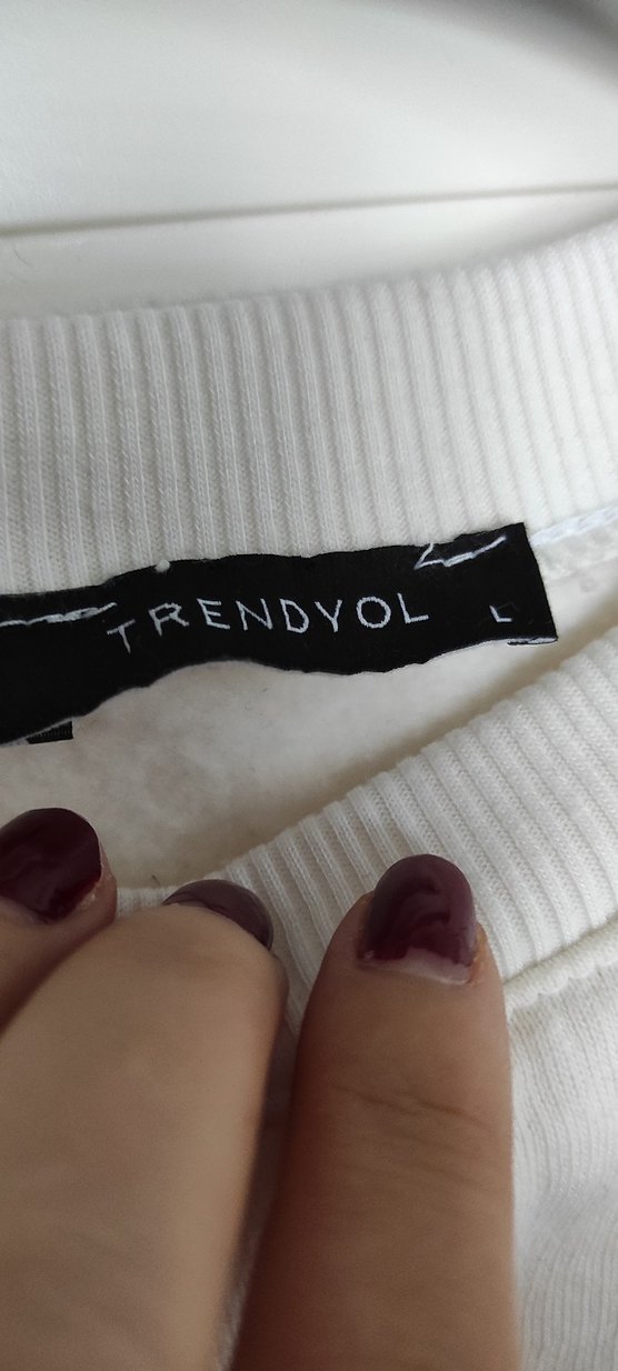 Gri Siyah Parlak Detaylı Salaş Sweatshirt - Görsel 4