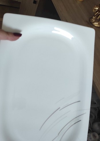 Schafer beyaz desenli yemek takımı seti - Görsel 8