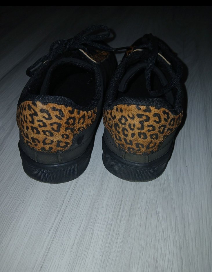 Kadın leopar desenli ayakkabı - Görsel 3