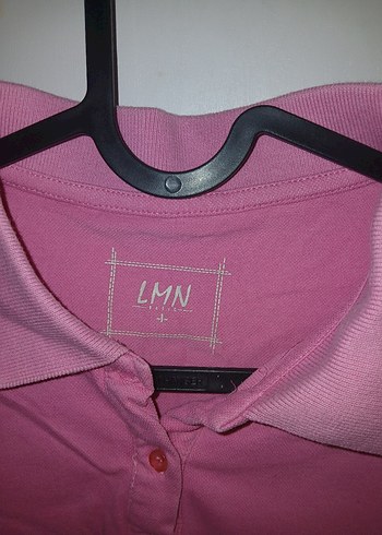 Pembe Kısa Kollu Polo Tişört - Görsel 2