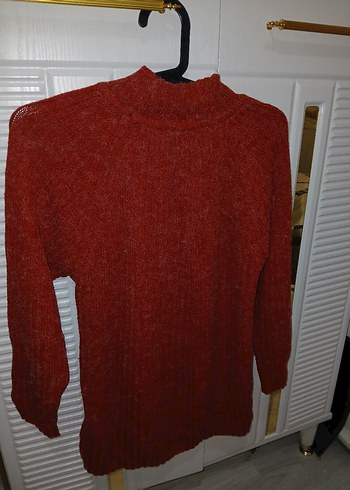 Kadın kiremitı Örgü Yün Kazak - Görsel 3