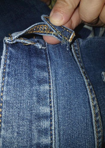 40 Beden mavi Renk Kadın pantolon