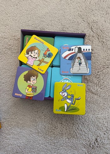 Fisher Price Zıt Kavramlar Eşleştirme Hafıza Oyunu 60 Kart