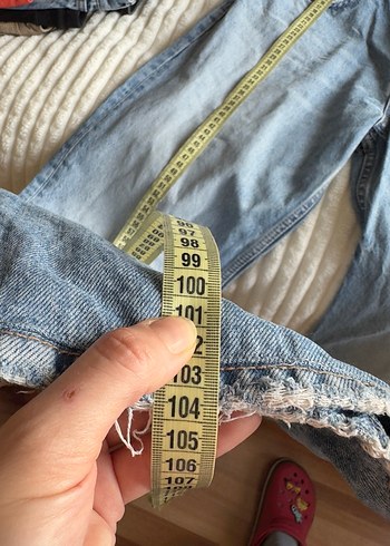 Zara Gri Bol Kesim Midi Kadın Kot Pantolon