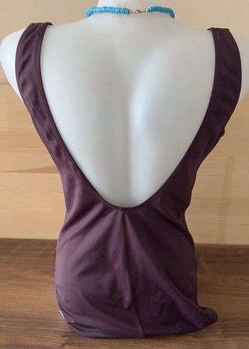 Kuşaklı Mor Kadın Mayo - Görsel 3