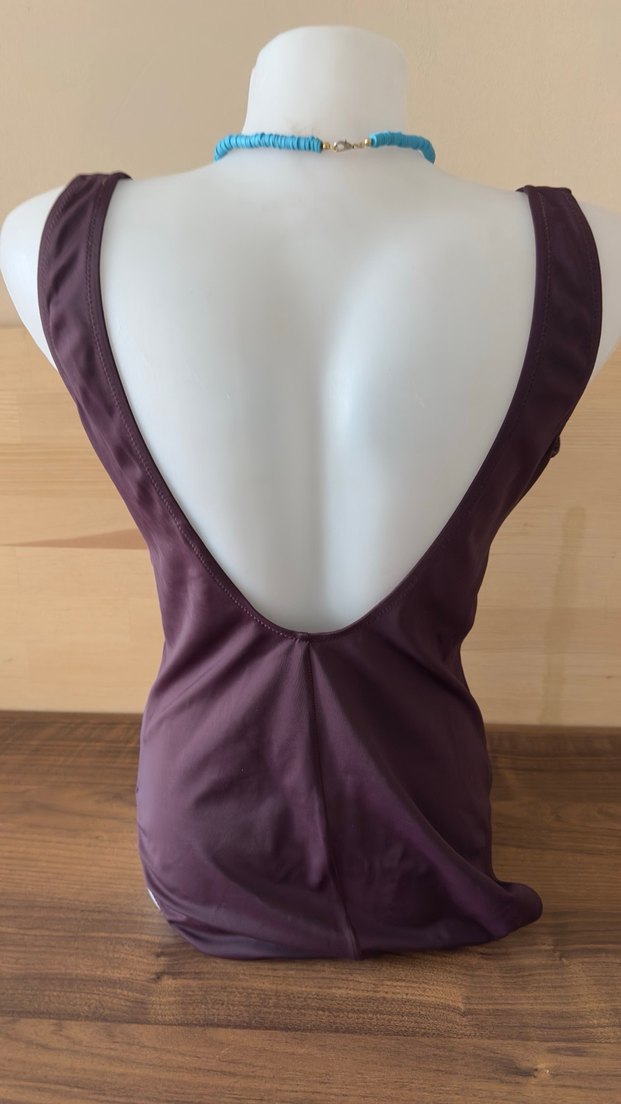 Kuşaklı Mor Kadın Mayo - Görsel 3