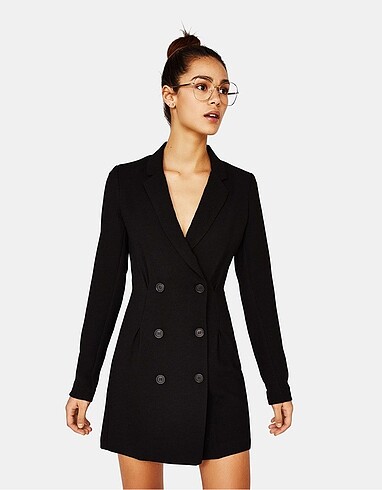Bershka blazer ceket elbise