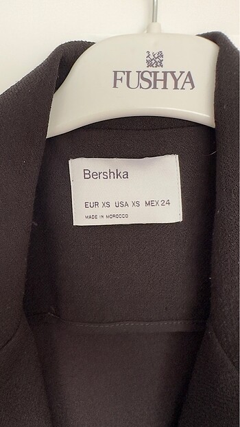 xs Beden siyah Renk Bershka blazer ceket elbise