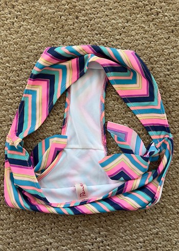 Renkli Bağlamalı Bohem Bikini Altı - Görsel 3