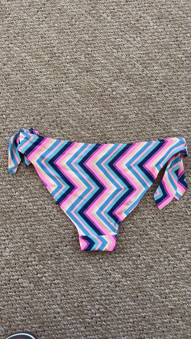 Renkli Bağlamalı Bohem Bikini Altı - Görsel 2