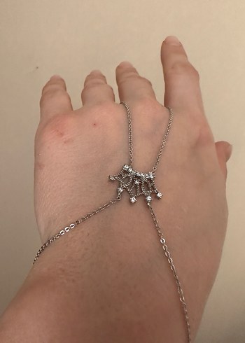 Gelinler için Zincir Detaylı Kadın El Zinciri - Görsel 4