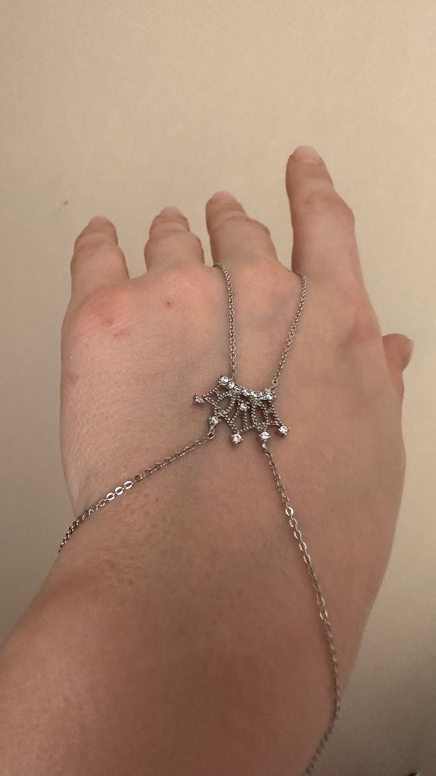 Gelinler için Zincir Detaylı Kadın El Zinciri - Görsel 4