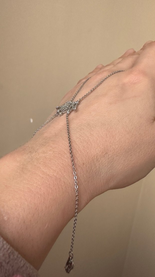 Gelinler için Zincir Detaylı Kadın El Zinciri - Görsel 2