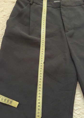 Zara Siyah Kadın Mini Bermuda Şort - Görsel 6