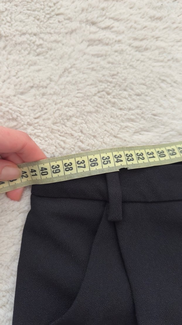 Zara Siyah Kadın Mini Bermuda Şort - Görsel 5