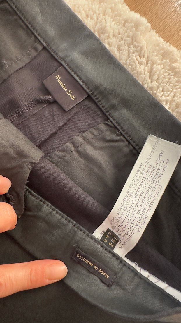 Massimo Dutti Siyah Düz mumlu skny Pantolon — görsel 4/7
