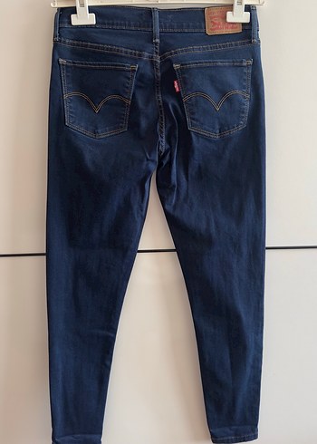 Levis Lacivert Parlak Kadın Denim Pantolon