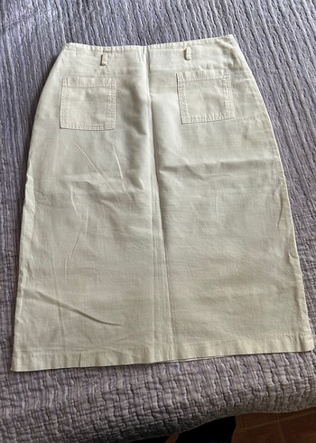 40 Beden Vintage Bej Midi Keten Etek