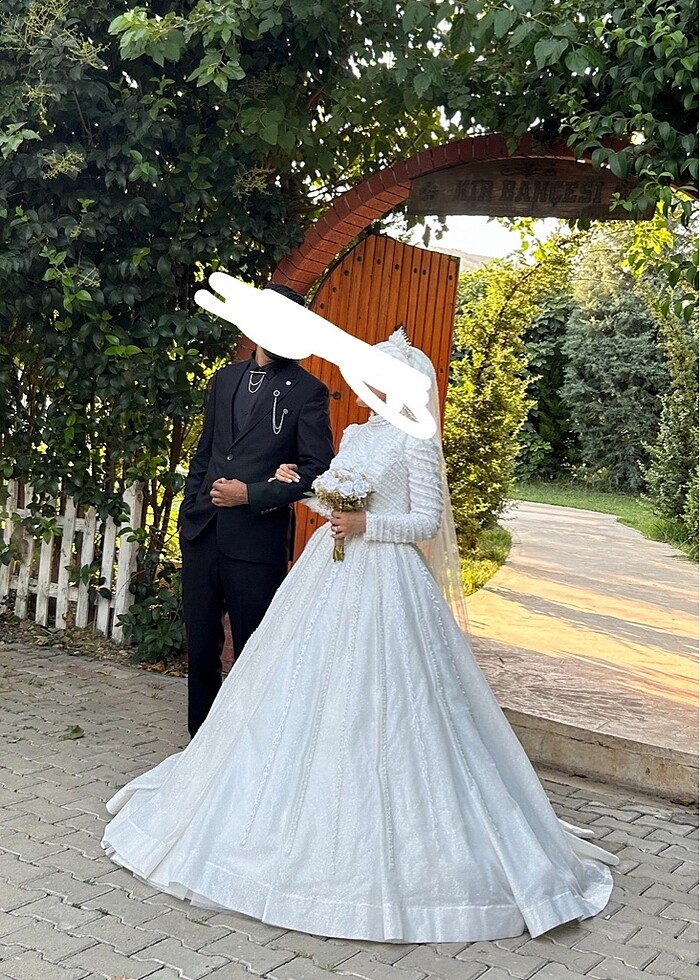 Tesettür gelinlik - Görsel 3