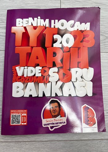 Benim Hocam TYT 2023 Tarih Video Çözümlü Soru Bankası