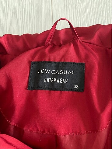 38 Beden LCW KIRMIZI CROP MONT