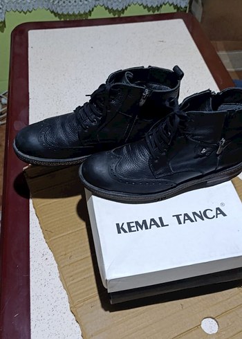 Kemal Tanca Siyah Yılan Desenli Erkek Bot - Görsel 5