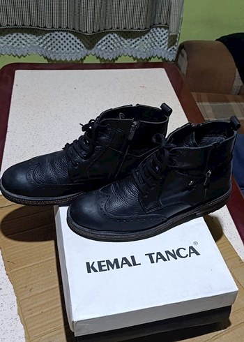 Kemal Tanca Siyah Yılan Desenli Erkek Bot - Görsel 3