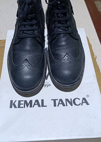 Kemal Tanca Siyah Yılan Desenli Erkek Bot - Görsel 2
