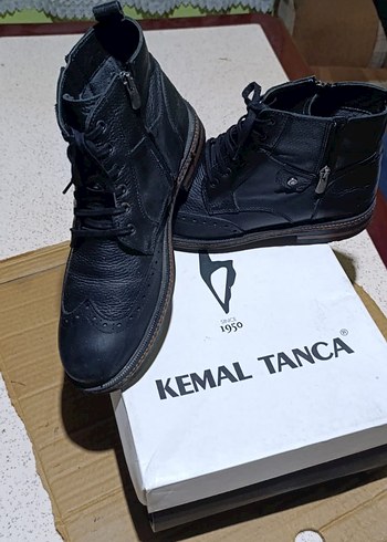Kemal Tanca Siyah Yılan Desenli Erkek Bot - Görsel 4