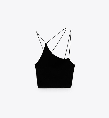 Zara Asimetrik Crop Top