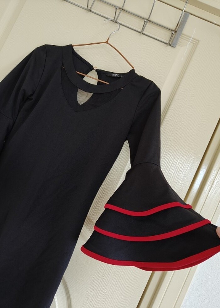 Siyah elbise - Görsel 4