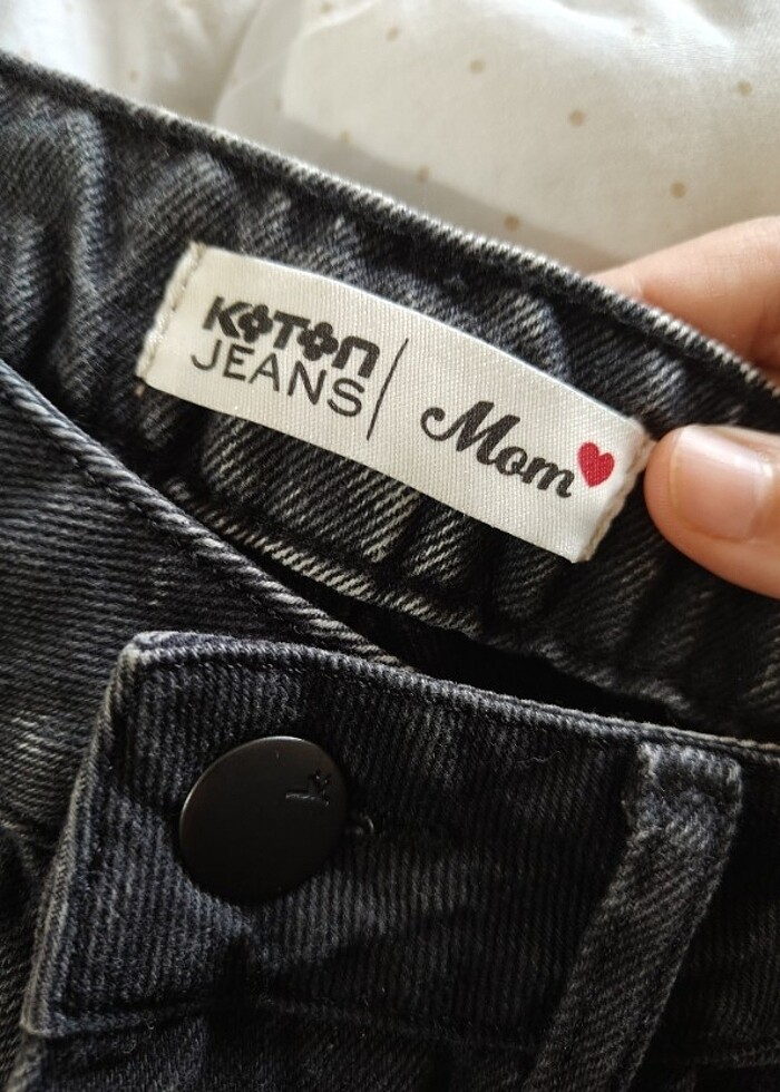 Kadın Mom Jeans  - Görsel 5