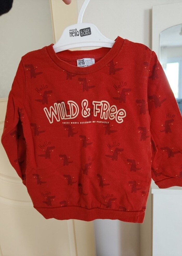 Erkek bebek basic sweatshirt - Görsel 3