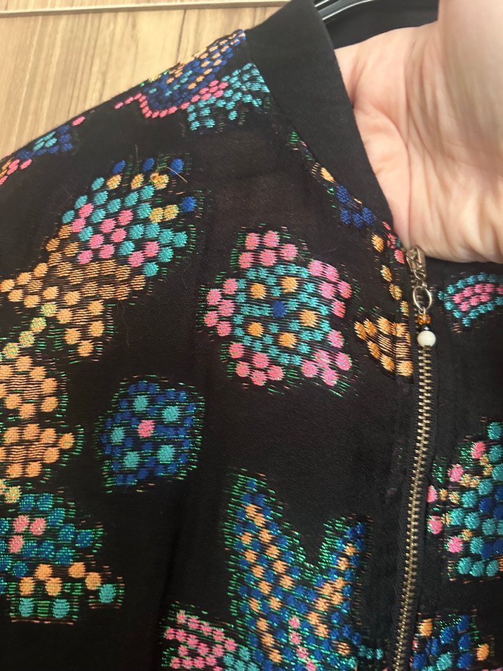 Çok Renkli Bohem Kadın Ceket - Görsel 3