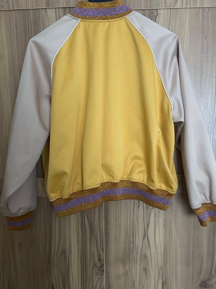 Sarı Loose Fit Kadın Streetwear Ceket - Görsel 2