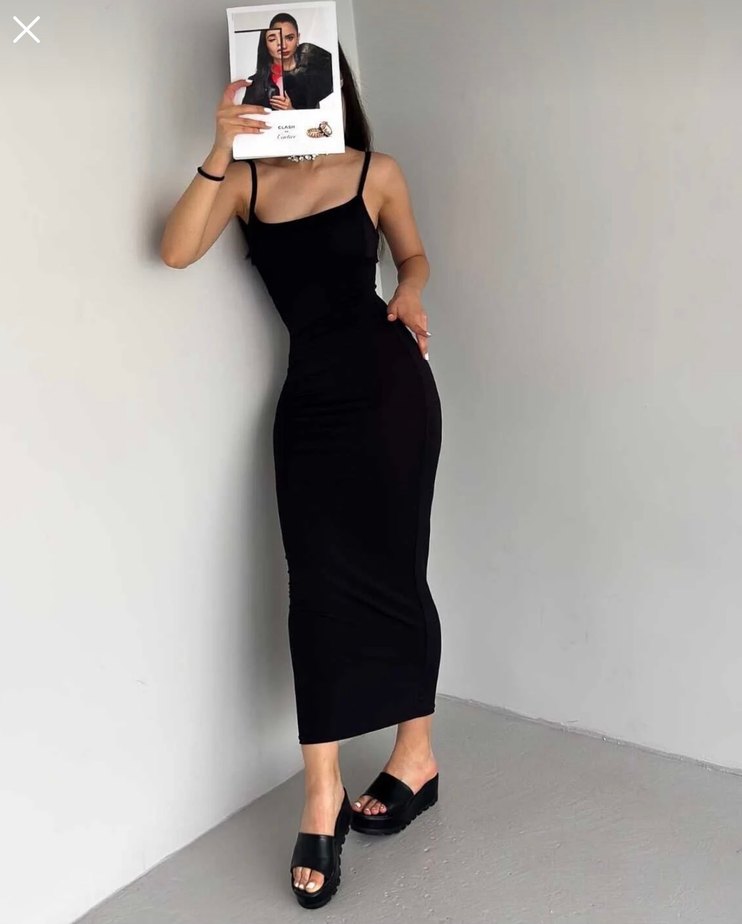 Siyah elbise - Görsel 2