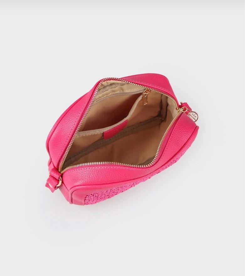 Püsküllü Pembe Kadın Çanta - Görsel 3