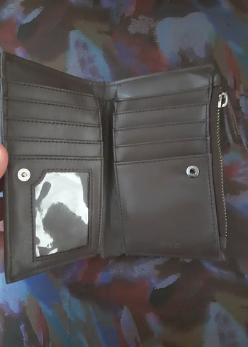Kahverengi Deri Kadın suud marka cüzdan - Görsel 3