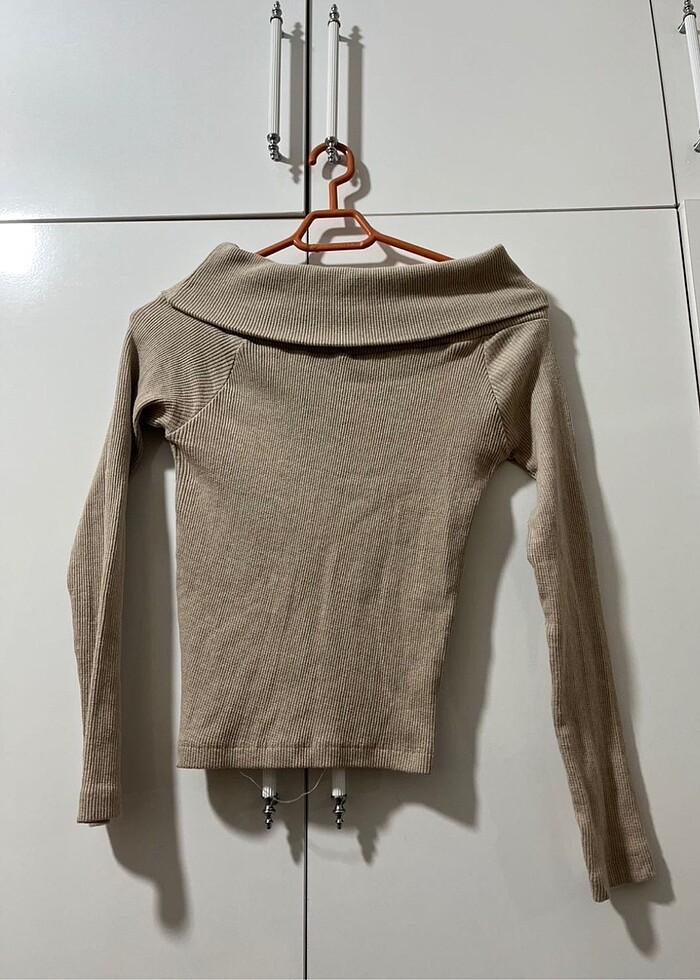 omuzu açık kazak - Görsel 2