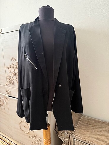 Twist Twist kumaş oversize blazer ceket