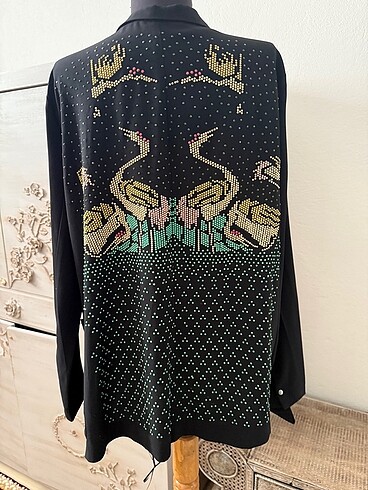 Twist kumaş oversize blazer ceket