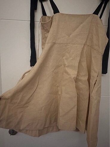 zara keten elbise - Görsel 5