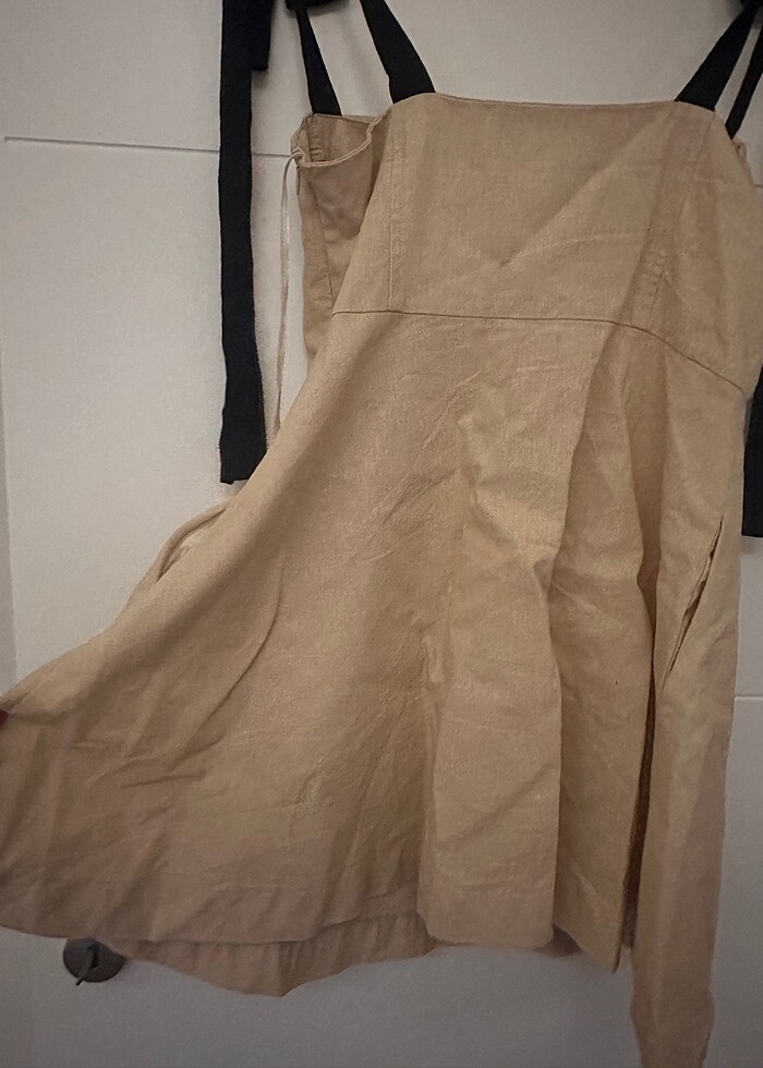 zara keten elbise - Görsel 5