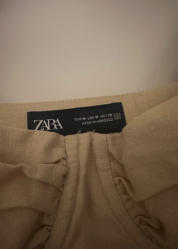 zara keten elbise - Görsel 2