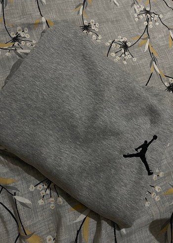 Gri Kapüşonlu Spor Sweatshirt Unisex