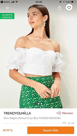 Crop bluz